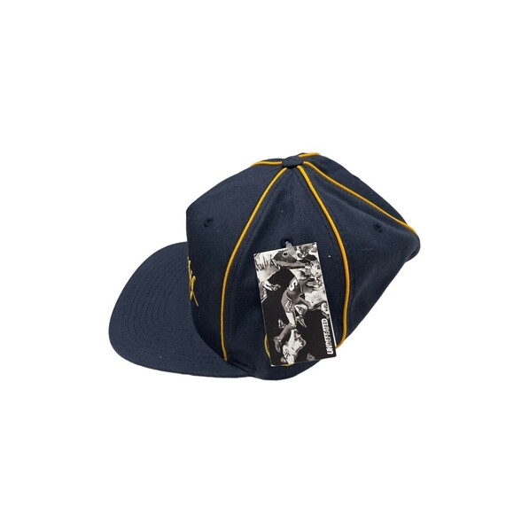 Rare - Undefeated UNDFTD Play Dirty Hat Snapback Embroidered NWT Navy Blue Cap - Picture 3 of 8
